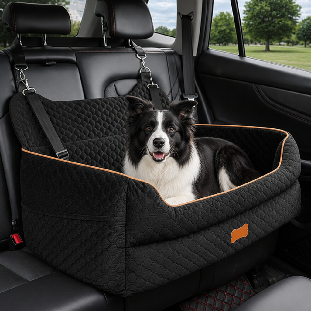 Thick Padded Dog Booster Seat Washable Cover