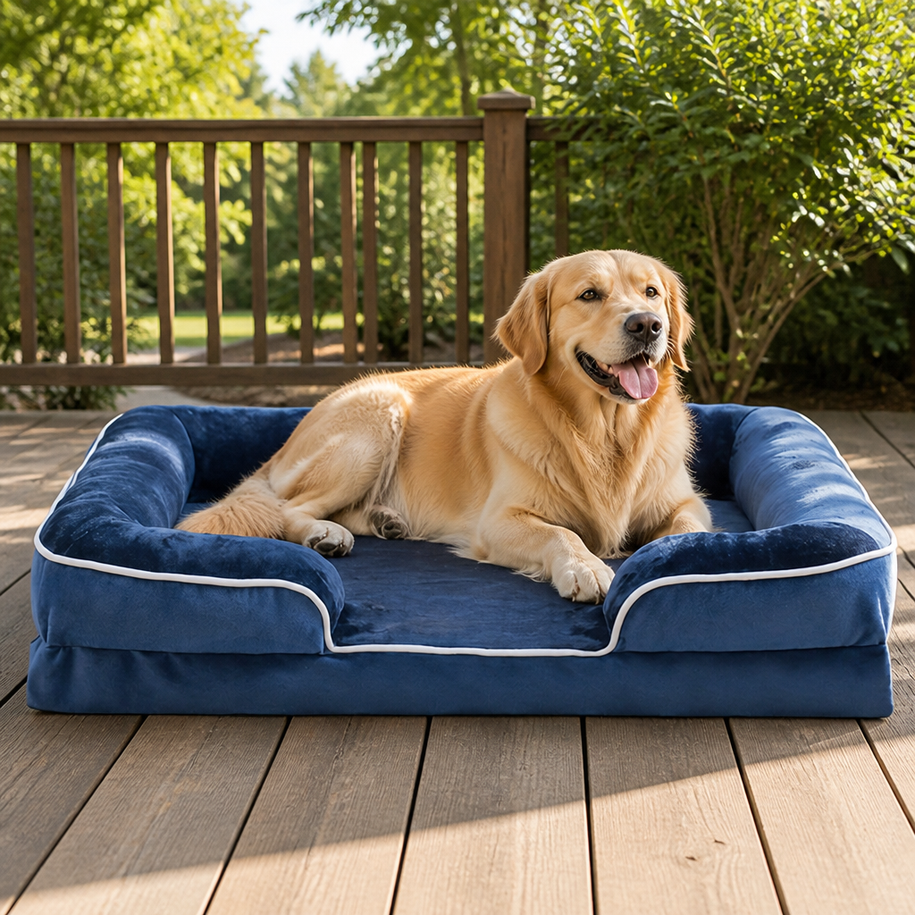 Orthopedic Support Foam Anti-Skid Dog Bed Removable Cover