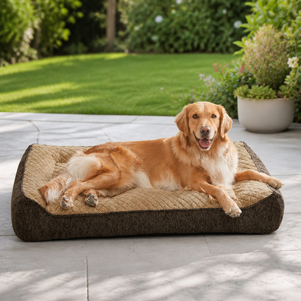 Orthopedic Memory Foam Non-Skid Dog Bed Removable Cover