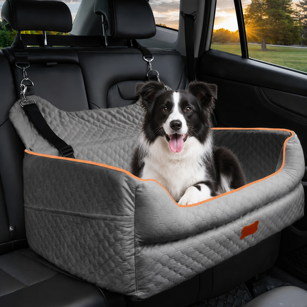 Thick Padded Dog Booster Seat Washable Cover