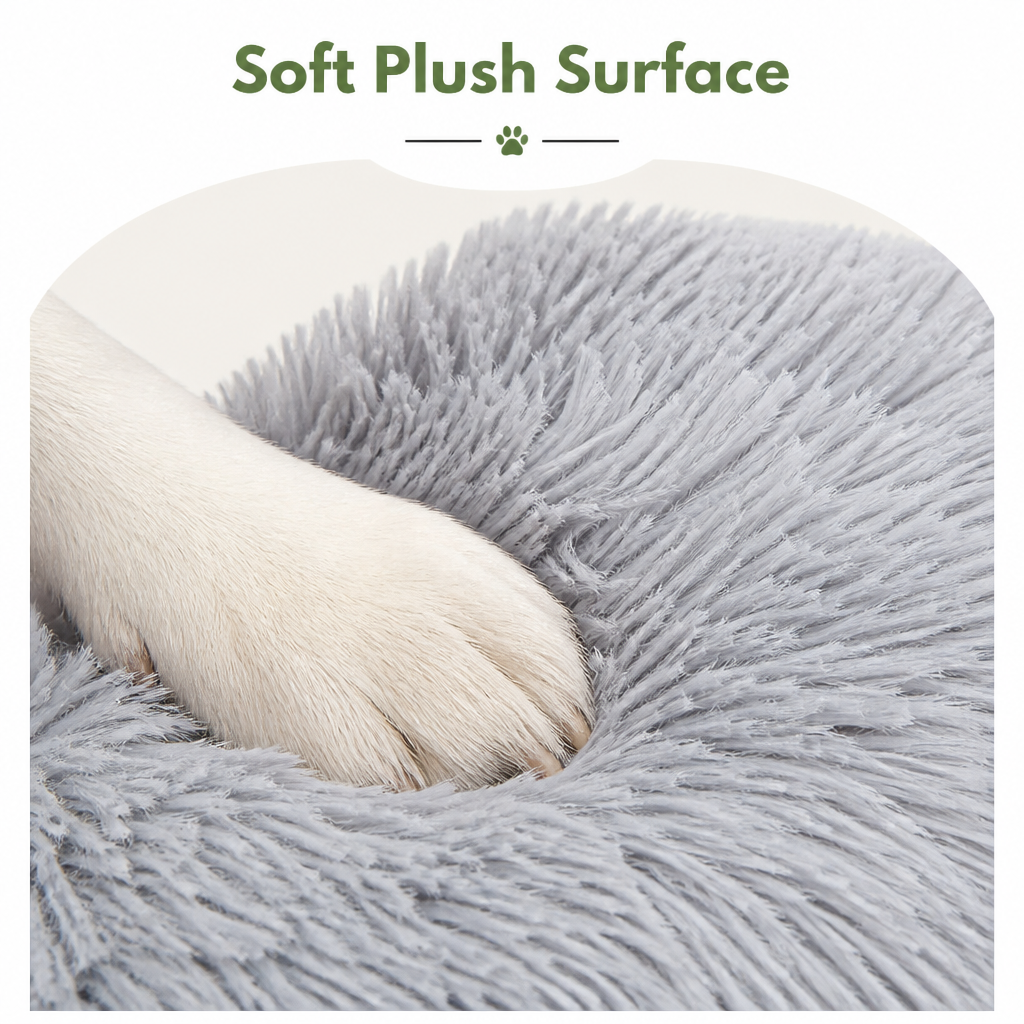 Cozy Plush Dog Bed Removable Cover
