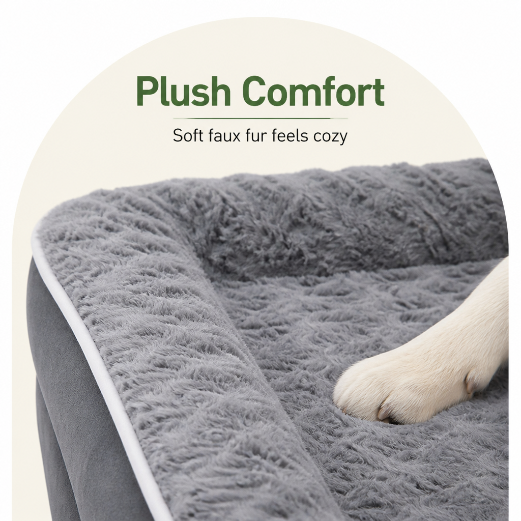 Non-Slip Supportive Sponge Dog Sofa Bed Removable Cover
