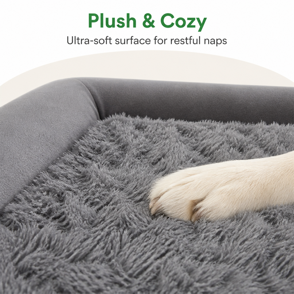 Orthopedic Support Foam Anti-Skid Dog Bed Removable Cover