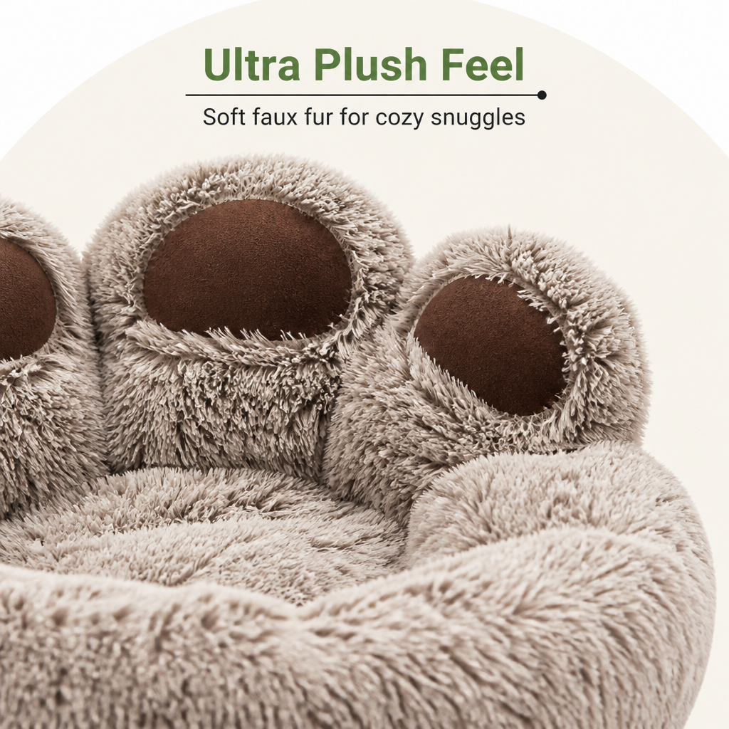 Plush Non-Slip Polyester Pet Bed