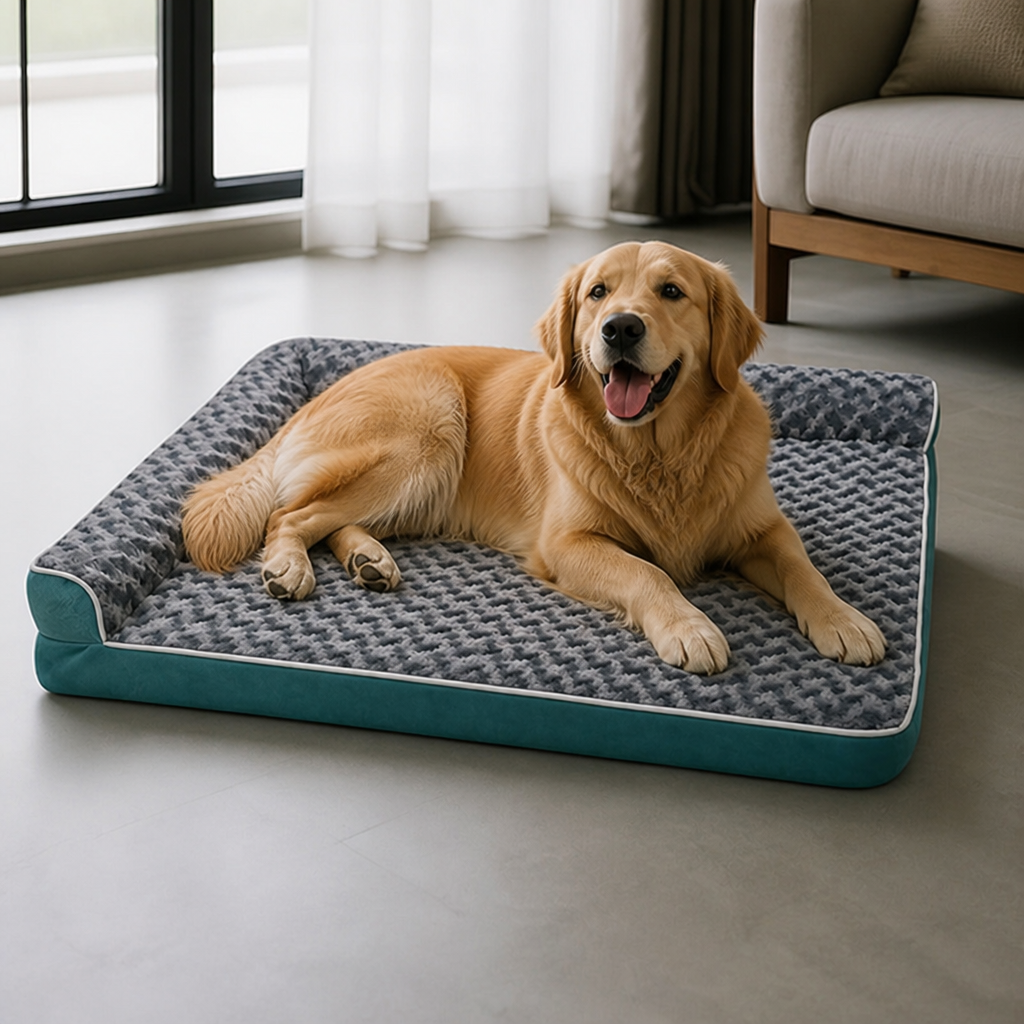 Non-Slip Supportive Sponge Dog Sofa Bed Removable Cover