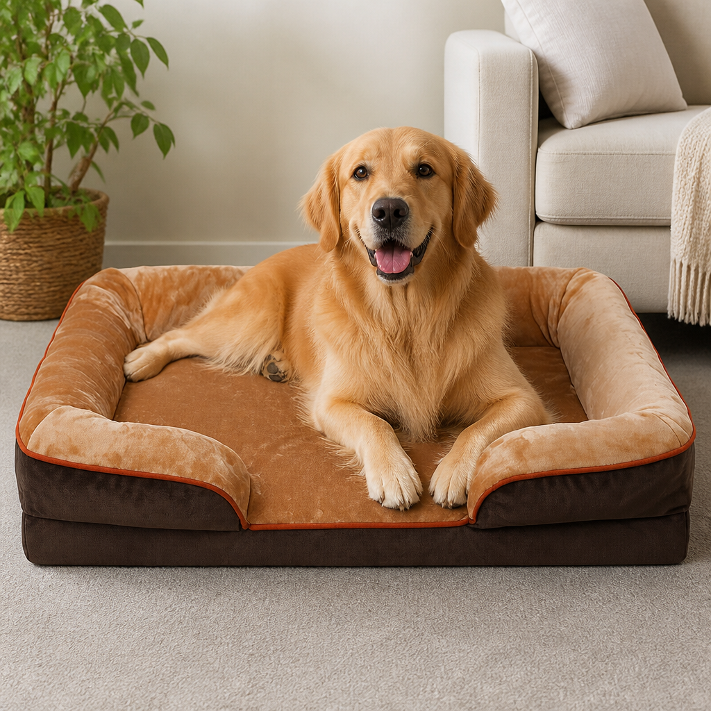Orthopedic Support Foam Anti-Skid Dog Bed Removable Cover