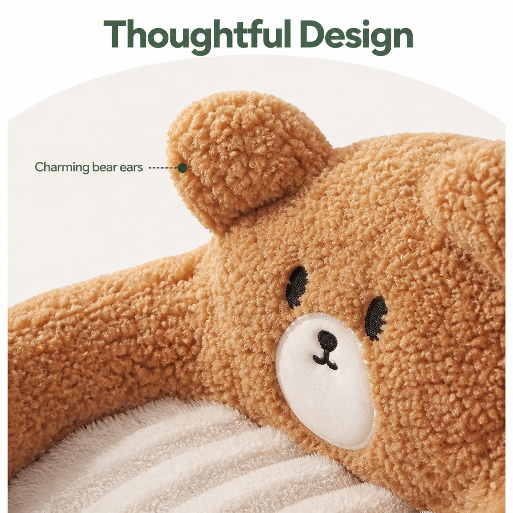 Round Memory Foam Pet Bed Removable Mattress