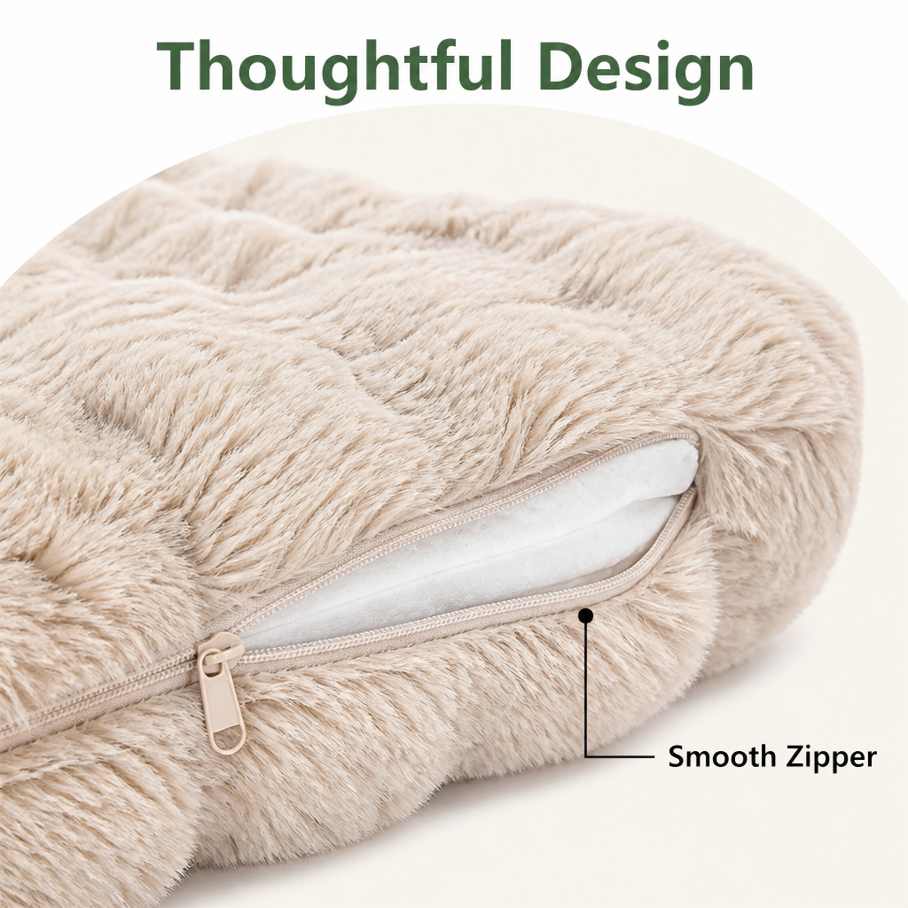 Thick Polyurethane Foam Dog Bed Removable Cover