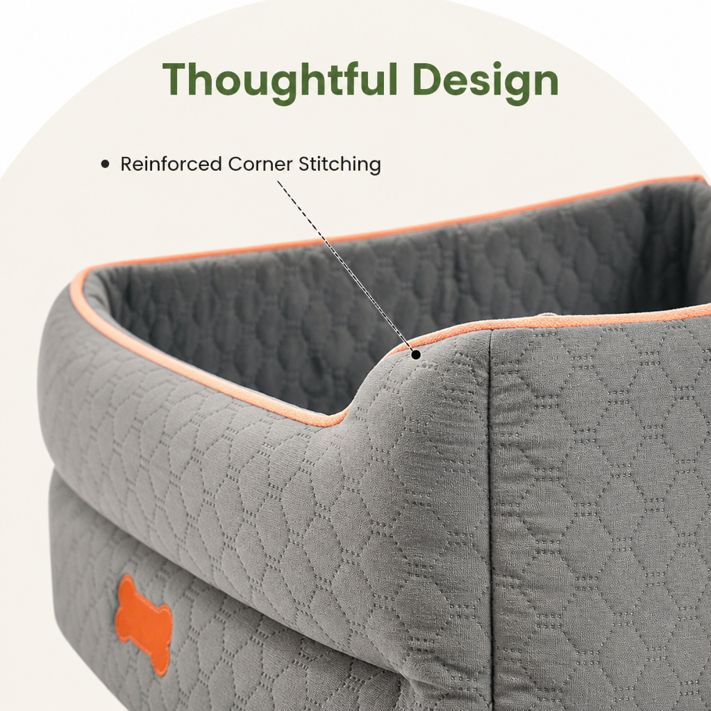 Thick Padded Dog Booster Seat Washable Cover