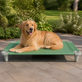 Elevated Cooling Breathable Mesh Dog Bed Stainless Steel Frame