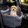 Elevated Dog Car Booster Seat Removable Washable Bed