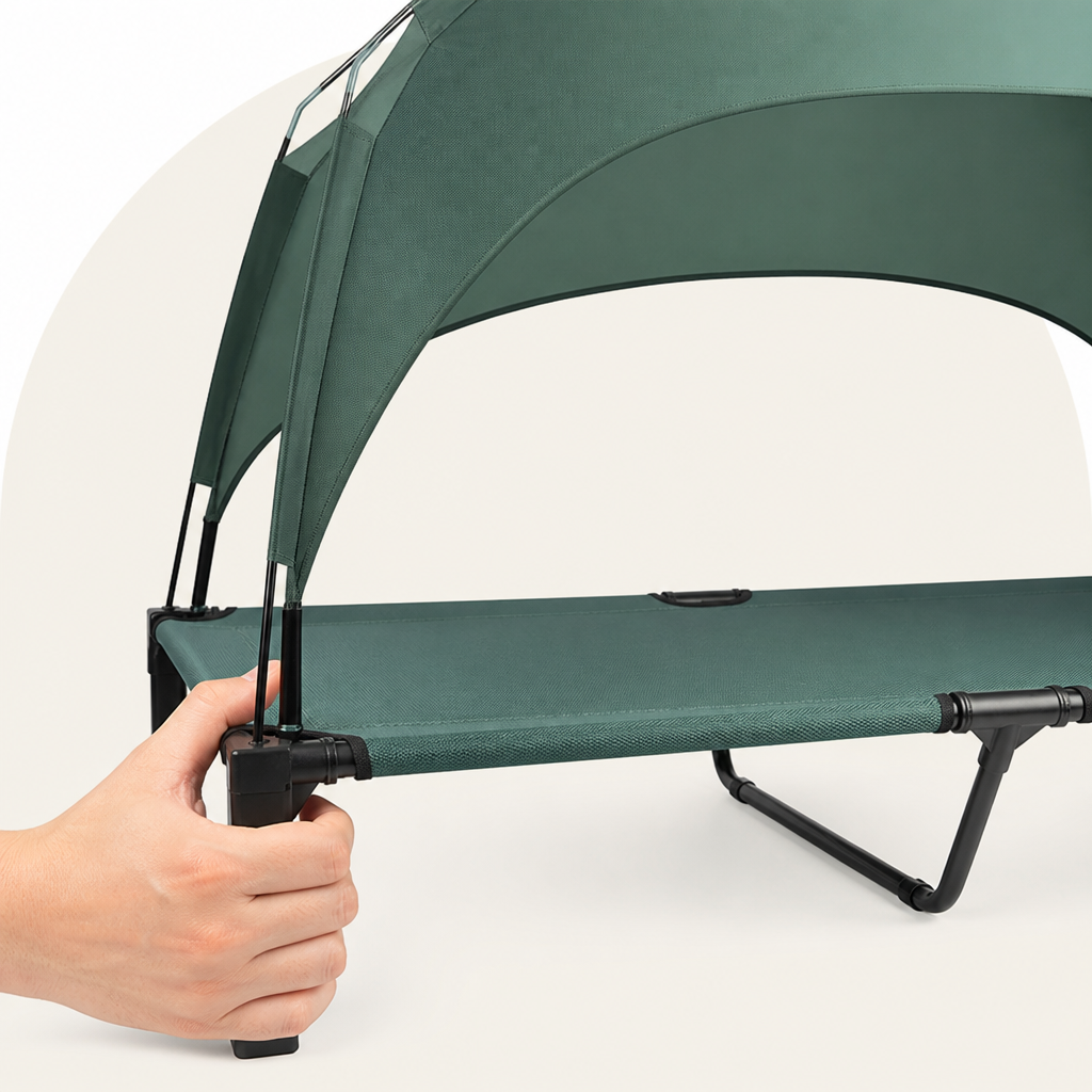 Elevated Cooling Portable Nylon Dog Bed