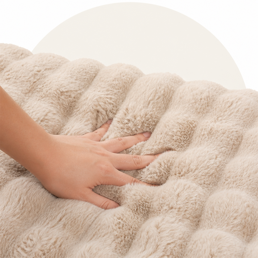 Thick Polyurethane Foam Dog Bed Removable Cover