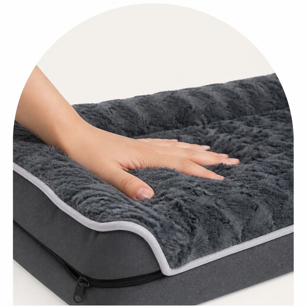 Non-Slip Supportive Sponge Dog Sofa Bed Removable Cover