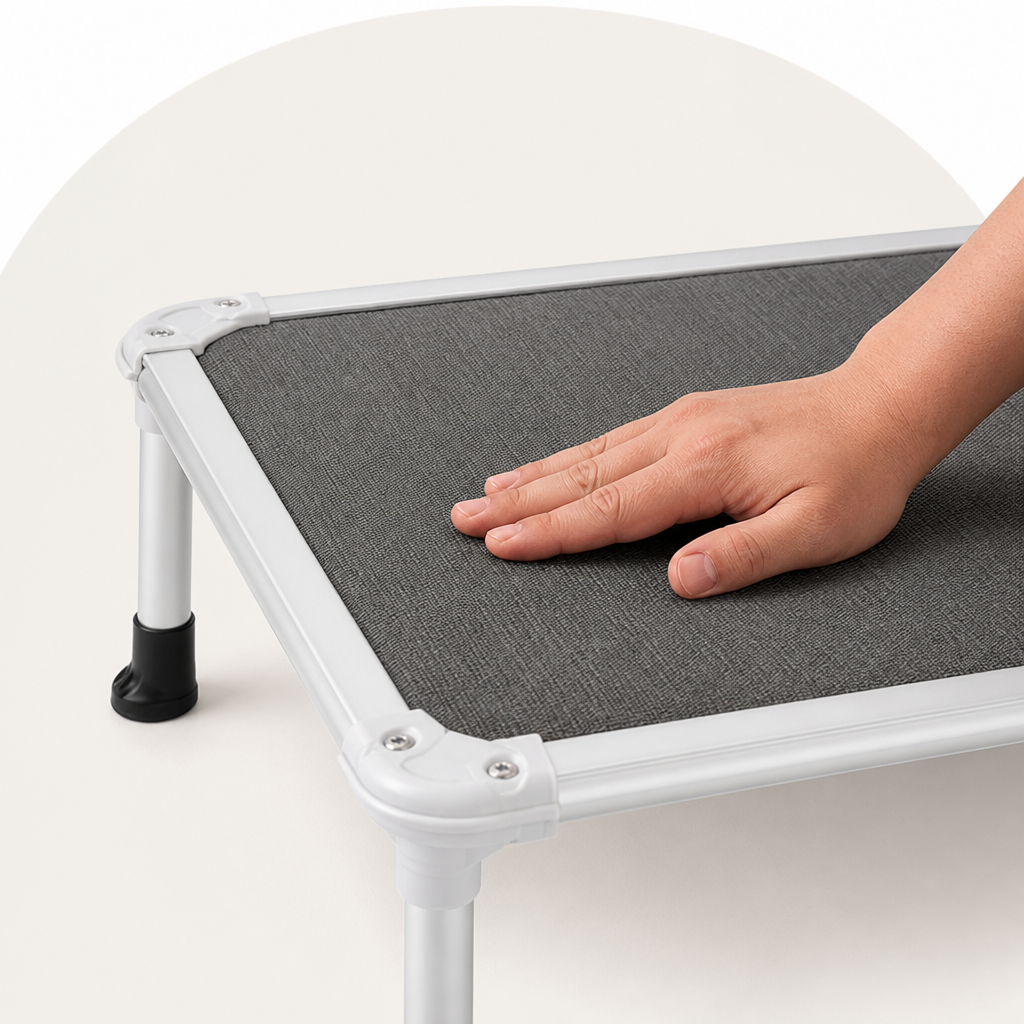 Elevated Cooling Breathable Mesh Dog Bed Aluminum Frame
