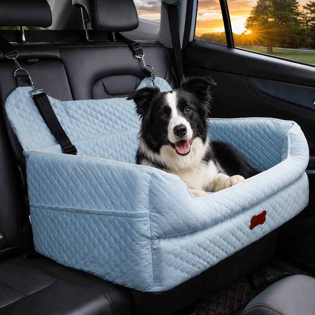 Thick Padded Dog Booster Seat Washable Cover