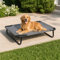 Elevated Cooling Breathable Iron Frame Dog Bed