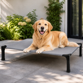 Elevated Cooling Breathable Mesh Dog Bed Metal Frame