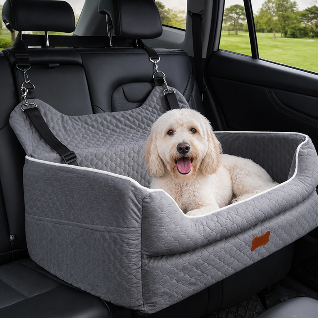 Thick Padded Dog Booster Seat Washable Cover