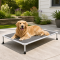 Elevated Cooling Breathable Mesh Dog Bed Aluminum Frame