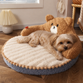 Round Memory Foam Pet Bed Removable Mattress