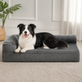 Orthopedic High Density Foam Sherpa Dog Bed Removable Cover