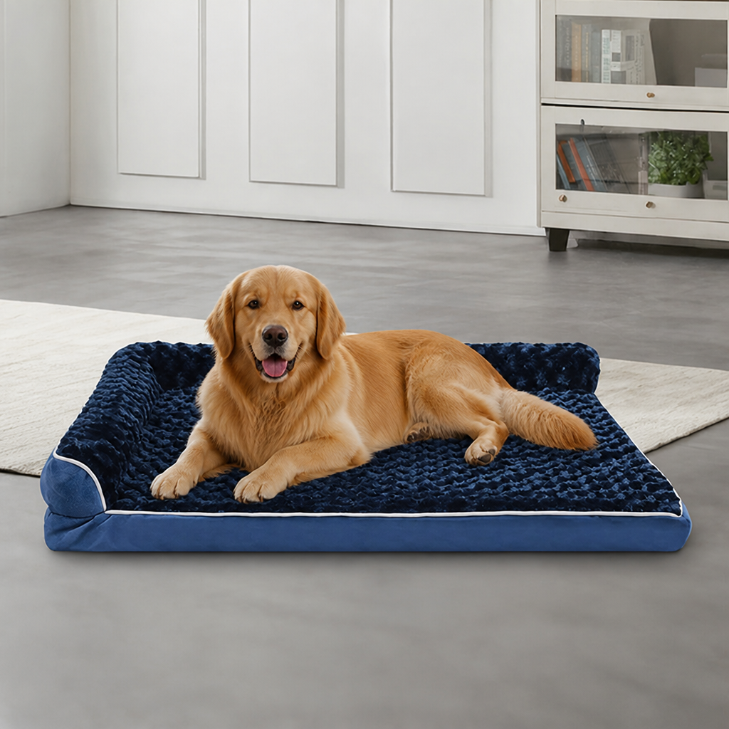 Non-Slip Supportive Sponge Dog Sofa Bed Removable Cover