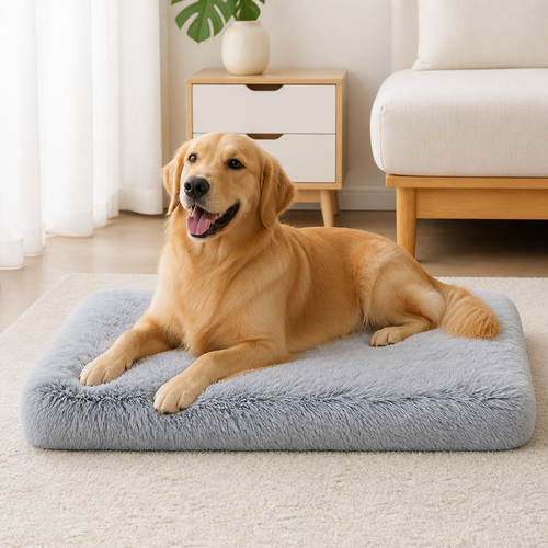 Cozy Plush Dog Bed Removable Cover