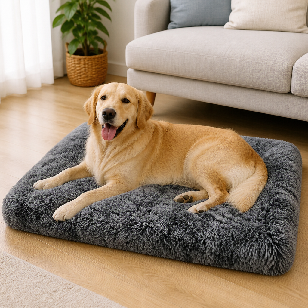 Cozy Plush Dog Bed Removable Cover